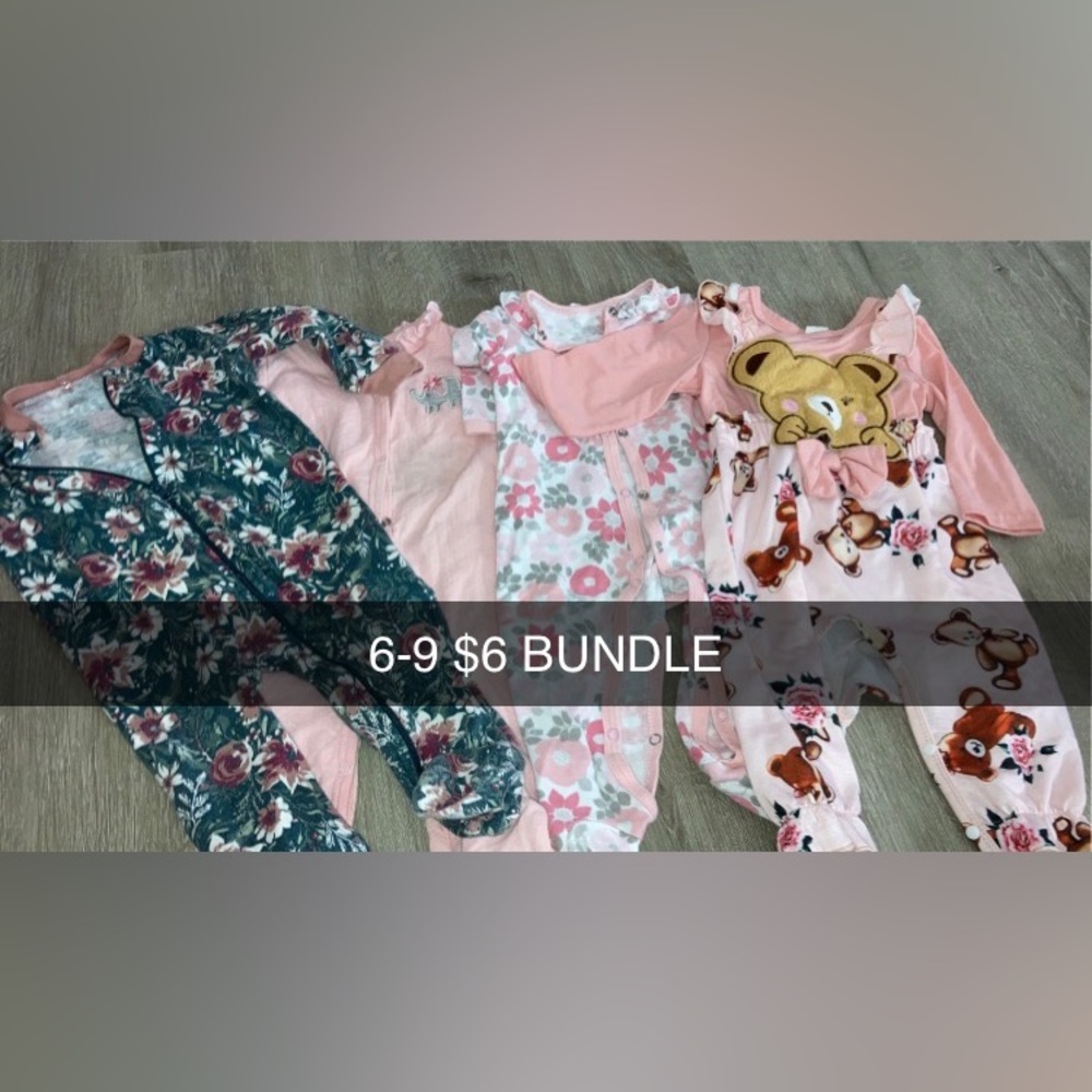 Baby girl sleepers